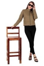 Cotton Women's Crop Winterwear Jacket – Stylish, Warm, and Comfortable for Ultimate Winter Protection - Image 3