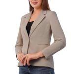 Women's Premium Blazer | Fully Lined | Regular Fit | 4-Way Stretchable Ultra-Light Fabric | Fashion-Forward | Office/Meetings
