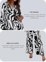 Stylish Co-ord Set for Women – Trendy Summer Travel Outfit | Lightweight 2 Piece for Holiday Look & Puja | Hangouts | Picnic | Vacation Wear | Ethnic | Full Sleeve Women Dress - Image 2