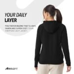 Hoodies for Women Hooded Sweatshirt for Woman Comfortable Hoodie for Women Zipper Sweatshirt Hooded Jacket for Woman Casual Wear Hoodie Full Zipper Hoodies for Girls - Image 3