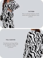 Stylish Co-ord Set for Women – Trendy Summer Travel Outfit | Lightweight 2 Piece for Holiday Look & Puja | Hangouts | Picnic | Vacation Wear | Ethnic | Full Sleeve Women Dress - Image 3