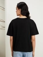 Women's Super Soft Cotton Round Neck Solid T-Shirt (Stylish | Oversized Fit) - Image 4