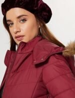 Women's Polyester Long Line Regular Fit Parka Quilted Jacket (Puffer Jackets) - Image 2