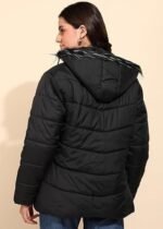 Women's Winter Jacket - Full Sleeve Nylon Puffer Coat, Stylish & Warm Outerwear for Cold Weather, Comfortable Down Alternative, Temp Rated to -10°C - Image 2