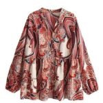 Women's Rayon Korean Style Long Sleeve Oversized Button Down Shirt | Plus Size Workwear Top for Office & Casual Wear