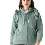 Women Solid Hooded Casual Jacket For Winter||Winterwear||