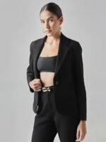 Women's Tailored-Fit Single Breasted Blazer | Blazer for Women Formal Wear - Image 4