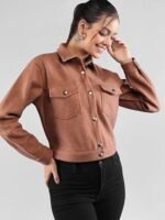 Women's Corduroy Long length Jacket - Image 2