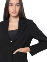 Women's Tailored-Fit Single Breasted Blazer | Blazer for Women Formal Wear - Image 3