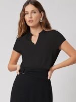 Top for Women| Crop Top for Women | Short Top for Women | Rayon Top for Women | Solid Top for Women | Shirt Top for Women | Tops for Jeans for Women - Image 3