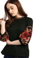 Women's Rayon Floral Regular Fit Top