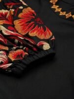 Women's Rayon Floral Regular Fit Top - Image 3