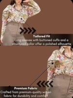 Shirt for Women | Shirt | Long | Tops for Women | Oversized | Korean Style Long Sleeve Oversized Button Down - Image 4