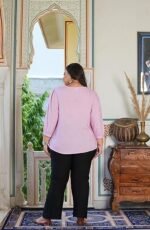 Women's Cotton Regular Fit Embroidered Summer Tops - Image 4