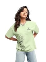 Women's Graphic Oversized Fit T-Shirt