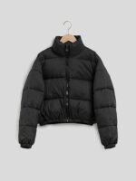 Women Nylon Full Sleeve Solid Standard Length Puffer Jacket - Image 3