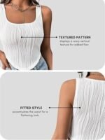 Women’s Fashion Tops – Cotton Crop Tops, Loose Fit Oversized Shirts & Stylish Korean Tank Tops for Summer Wear - Image 3