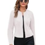 Women Poly Lycra Standard Length Oversized Jacket Korean Style Casual Outerwear | Streetwear Party Jacket with Trendy Loose Fit