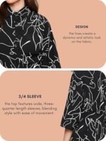 Women | Stylish Korean Summer Outfit | Casual Long Shirt | Shirt T-Shirt for Girl & Woman | Top Pant Set | Trendy Travel & Streetwear Look for Girls | Hangouts | Picnic | Vacation Wear | 3/4 Half Sleeeve - Image 2