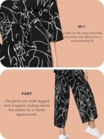 Women | Stylish Korean Summer Outfit | Casual Long Shirt | Shirt T-Shirt for Girl & Woman | Top Pant Set | Trendy Travel & Streetwear Look for Girls | Hangouts | Picnic | Vacation Wear | 3/4 Half Sleeeve - Image 3