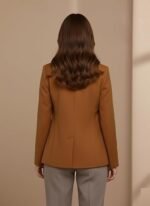 Black Smart Casual Formal Blazer for Women, Regular Fit Stylish Blazer for Women - Image 5