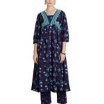Women's Rayon Floral Kurta and Pant Set