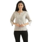 Everyday Cotton Top | Women's Regular Solid Color Top | Casual/Office Wear