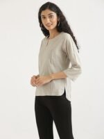 Everyday Cotton Top | Women's Regular Solid Color Top | Casual/Office Wear - Image 2