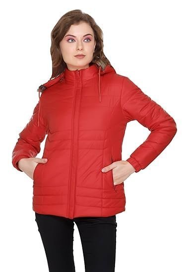 mm1-4-1.jpg Women’s Stylish Solid Full Sleeves Jacket | Winter Wear Quilted Jacket for Travelling | Regulaer Fit Puffer Jacket For Women - Image 1