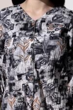 Women's Polyester Blend Sugarcan Printed Tops|Casual Tops - Image 3