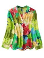 Women's Rayon Oversized Fit Korean Casual Short Sleeve Loose Fit Crop Top|Summer Wear