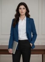 Formal, Smart Casual Blazer for Women, Regular Fit Stylish Blazer for Women - Image 5