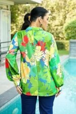 Women's Rayon Oversized Fit Korean Casual Short Sleeve Loose Fit Crop Top|Summer Wear - Image 5