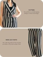 Women | Co Ord Set for Women Stylish | Travel Co Ord Set for Women | Festive Co Ord Set for Women |Blazer Co Ord Set for Women - Image 3