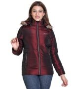 Winter wear Full Sleeve Women's Solid Quilted Jacket