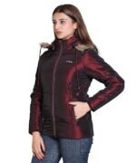 Winter wear Full Sleeve Women's Solid Quilted Jacket - Image 2
