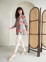 Women Rayon Shirts Korean Style Long Sleeve Oversized Button Down | Workwear Top for Office & Casual Wear - Image 4