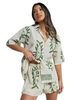 Stylish Co-ord Set for Women – Trendy Korean Summer Travel Outfit | Pajama Set For Women & Girl for Beach & Holiday Look