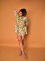 Women – Trendy Korean Summer Travel Outfit | Pajama Set For Women & Girl for Beach & Holiday Look - Image 4