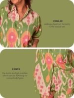 Women – Trendy Korean Summer Travel Outfit | Pajama Set For Women & Girl for Beach & Holiday Look - Image 3