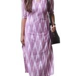Women's Cotton Ikat Print Kurta Set | Soft Fabric | Stylish Ethnic Suit