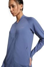 Polyester Blend Womens Standard Length Jacket - Image 2