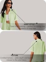 Women Stylish – Trendy Korean Summer Travel Outfit | Pajama Set For Women & Girl for Beach & Holiday Look | Korean Casual Night Suit 2 piece set - Image 4