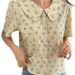 Women's Rayon Oversized Fit Korean Casual Short Sleeve Loose Fit Top | Summer Wear