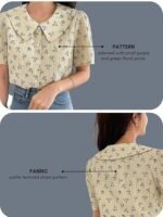 Women's Rayon Oversized Fit Korean Casual Short Sleeve Loose Fit Top | Summer Wear - Image 2