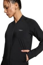 Polyester Blend Women Standard Length Jacket - Image 2