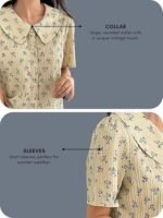 Women's Rayon Oversized Fit Korean Casual Short Sleeve Loose Fit Top | Summer Wear - Image 3