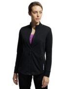 Women's Microfiber Relaxed fit Active Wear Standard Jacket with Curved Back Hem and StayDry Treatment