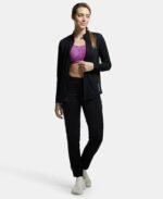 Women's Microfiber Relaxed fit Active Wear Standard Jacket with Curved Back Hem and StayDry Treatment - Image 4