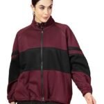Women's Spun Fleece Regular Oversized Stylish Winter Wear Zipper Jacket